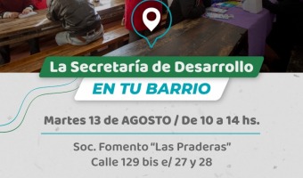 LLEGA UNA NUEVA JORNADA DE LA SECRETARA DE DESARROLLO EN TU BARRIO